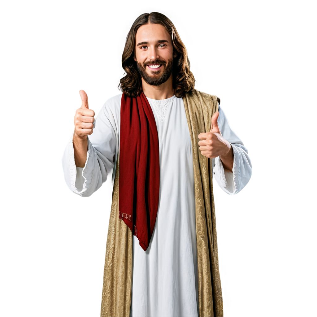 jesus thumbs up - icon | sticker