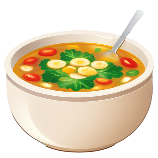 Vegetable soup made with fresh Am garden produce. - icon | sticker