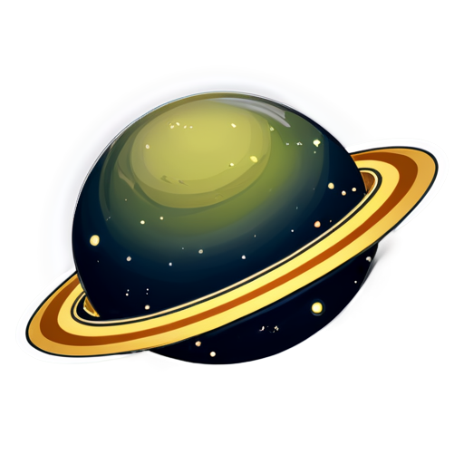 space curvature - icon | sticker