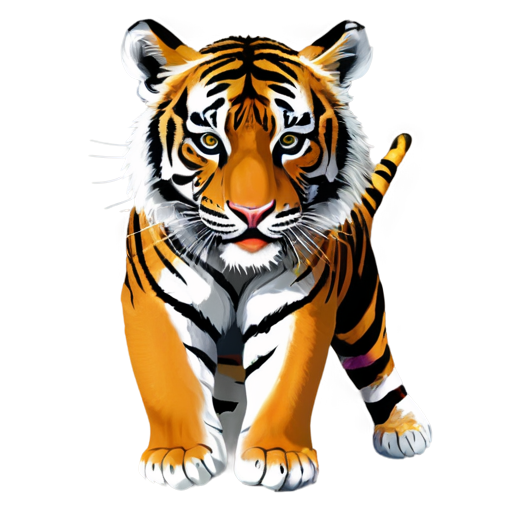 music tiger - icon | sticker