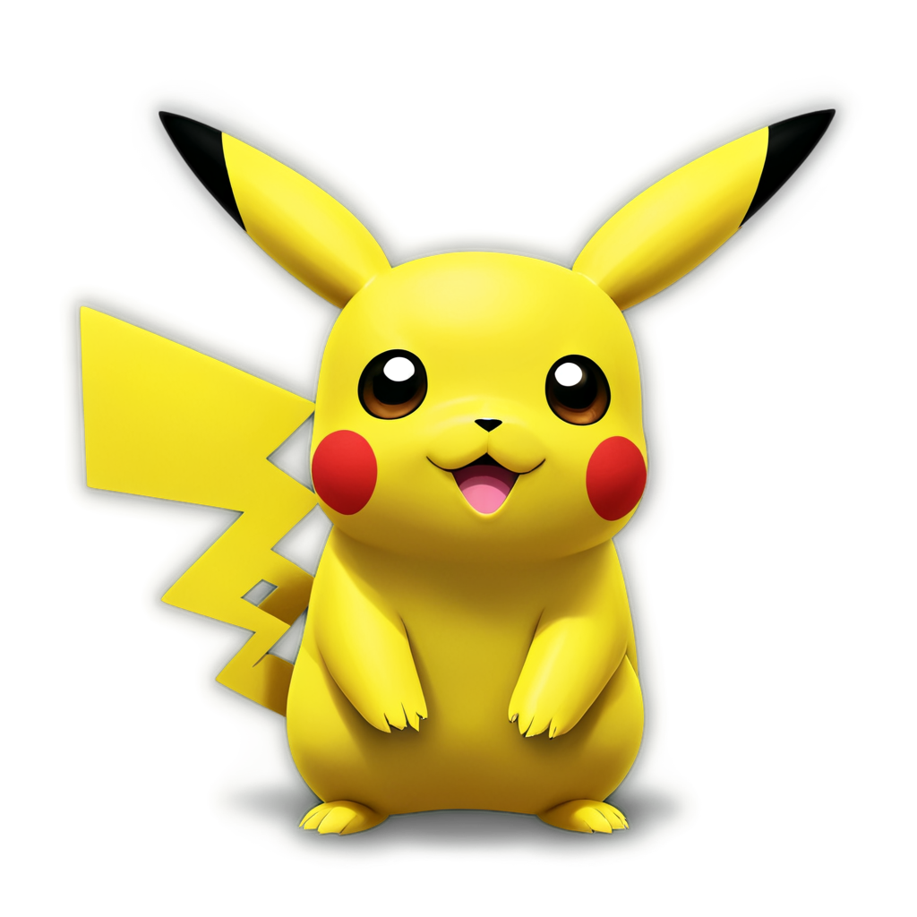 a cute pikachu icon, minecraft style - icon | sticker