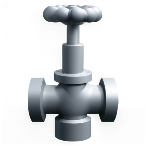 Create an icon of a globe valve used in industrial process - icon | sticker