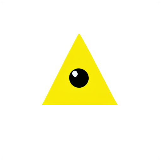 The Eye of Providence with joystick under it - icon | sticker