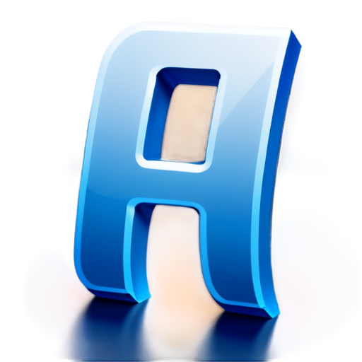 A bold, uppercase letter "H" as the central element. The icon should be easily recognizable at small sizes, like a favicon, so the "H" should remain simple and not overly complex. The icon should be white on a blue background and look hand write - icon | sticker