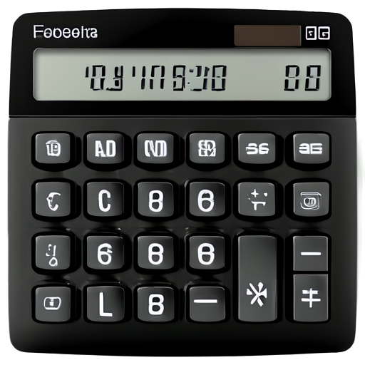 calculator empty display on transparent background without buttons - icon | sticker