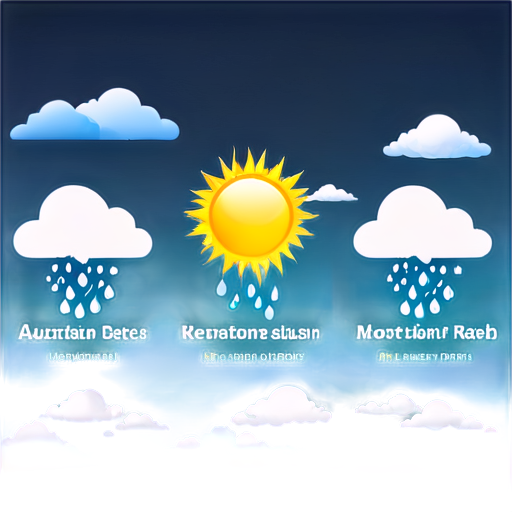 Weather app for rain information - icon | sticker