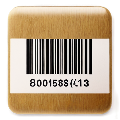 a label with a barcode on it - icon | sticker