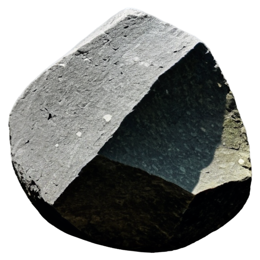 A Split Stone: Imagine a stone, once whole and formidable, now divided into two distinct pieces. This stone, perhaps once a part of a larger rock formation or a solitary boulder, has experienced a fracture that runs through its core. Here's how it might look: Shape and Size: Each half of the stone retains a roughly symmetrical shape, mirroring each other where the split occurred. The size could vary; it might be as small as a fist or as large as a person, depending on the original stone's dimensions. Surface Texture: Exterior: The outer surface might be weathered, showing signs of exposure to the elements with lichen or moss growth, or it could be smooth from years of erosion. Interior: The split reveals a fresh, unweathered surface. This inner face might display different colors or textures, showcasing the stone's internal composition. You might see layers of different minerals, crystalline structures, or even fossils if it's sedimentary rock. Color: The outer part could be gray, brown, or any color typical to the local geology, while the interior might reveal unexpected hues - perhaps a streak of quartz giving it a white or translucent appearance, or iron oxide lending a rusty red. The Split Line: The line of fracture itself is jagged, not perfectly straight, indicating where the stone's internal stresses or external forces caused it to part. This line could be clean, suggesting a quick break, or rough and uneven, indicating a more prolonged or complex fracturing process. There might be small chips or flakes along this line, remnants of the separation. Weight and Balance: Each piece would now have a new center of gravity, potentially making them less stable when placed on flat surfaces compared to when they were one. They might wobble or require support to stand upright. Environmental Impact: Over time, the split might have allowed water to seep in, leading to further weathering or plant growth in the crevice, or perhaps small creatures might have made homes within the crack. Emotional or Symbolic Interpretation: To an observer, this split stone could symbolize division, change, or even resilience. It might evoke thoughts of time, nature's force, or the fragility and strength of natural objects. This split stone, with its story of division, now stands as two entities, each telling a tale of geological history, natural forces, and perhaps, the passage of time itself. - icon | sticker