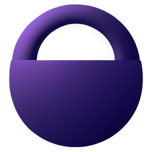 minimalistic lock in purple tones - icon | sticker