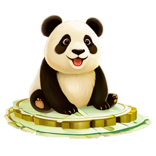 Panda payment system - icon | sticker