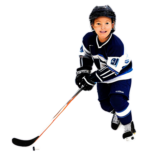 Hockey tournament for children - icon | sticker