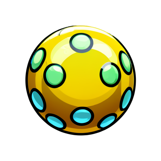 electric ball - icon | sticker