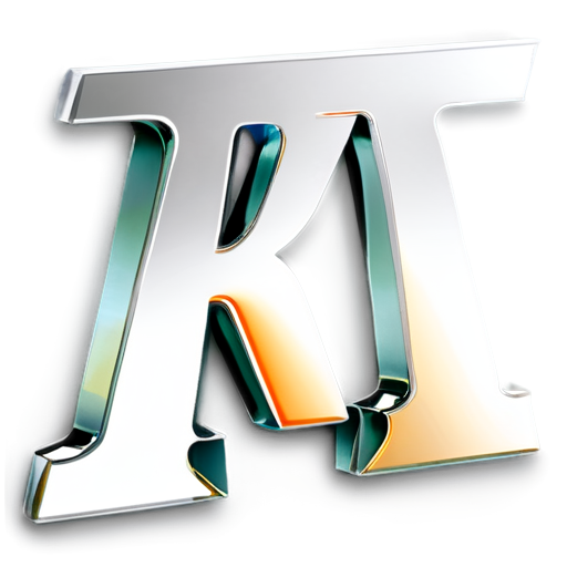 new shiny metal RIT logo - icon | sticker