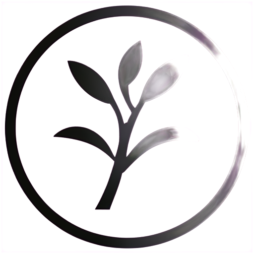 nature symbol in black as logo without background - icon | sticker