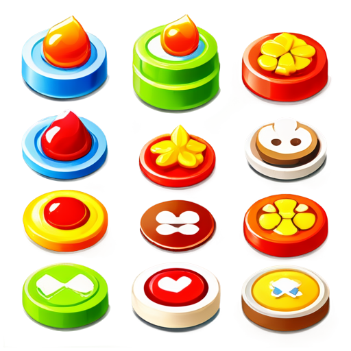 Game menu buttons image and icons - icon | sticker