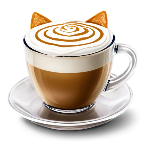 kittyfoam cappucino - icon | sticker