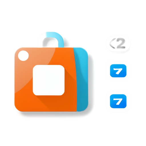 app icon, style: material design, num: set, - icon | sticker