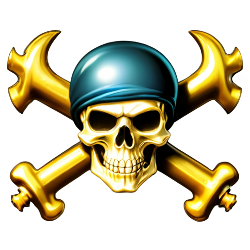 similar emblem of space pirates - icon | sticker