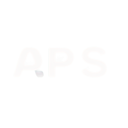 'APS' three letters for a app logo - icon | sticker