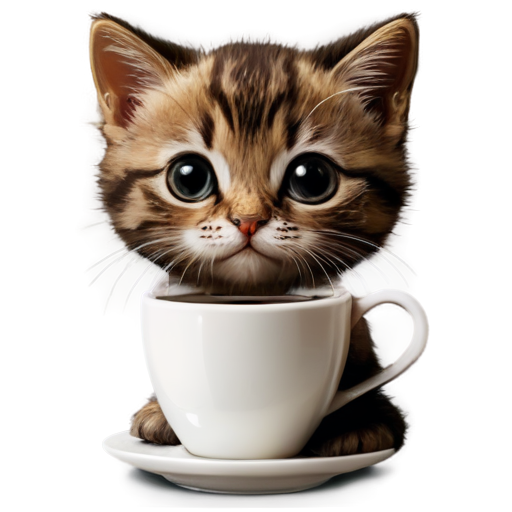 kitty coffee - icon | sticker