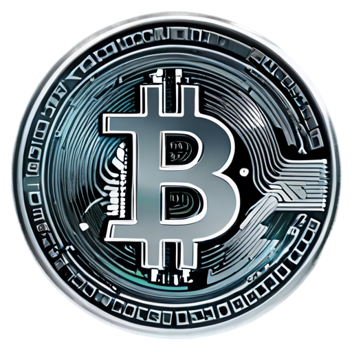 iniciales HF estilo crypto, el fondo de la imagen en blanco - icon | sticker