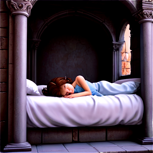 Sleepy Princess in the Demon Castle, Box - icon | sticker