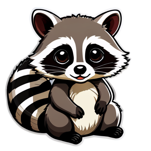 racoon - icon | sticker