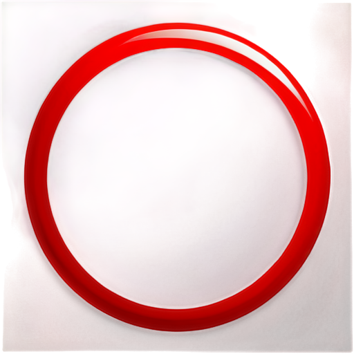 red circle - icon | sticker