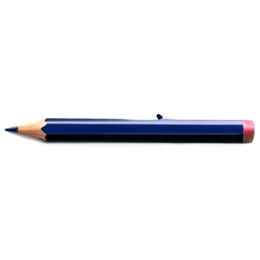 a dark blue pencil - icon | sticker