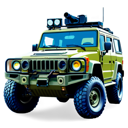 military one vehicle max 256 colors - icon | sticker