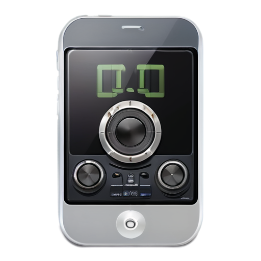 ios style, app icon, rounded corner, FM radio, - icon | sticker