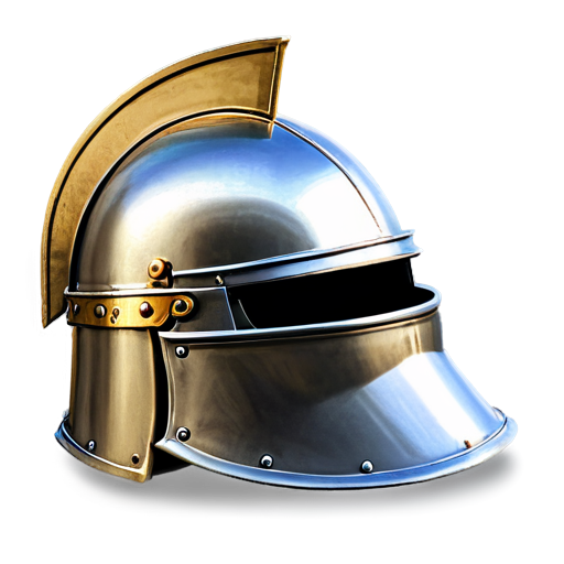 the helmet of a female knight - icon | sticker