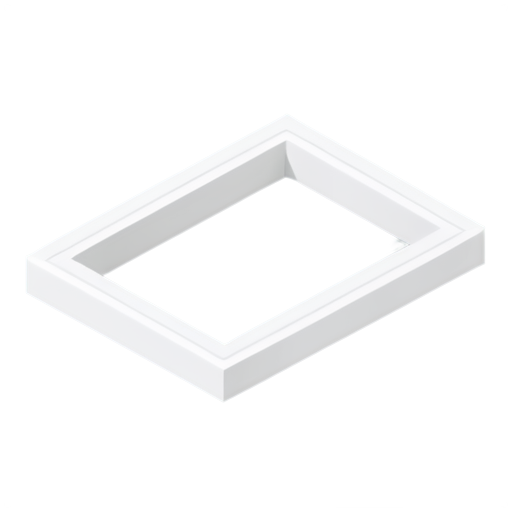 isometric 3d wireframe shape, white background - icon | sticker