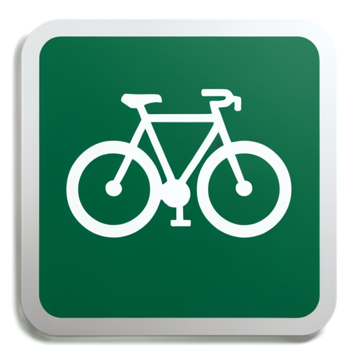 bike lane logo transparent - icon | sticker