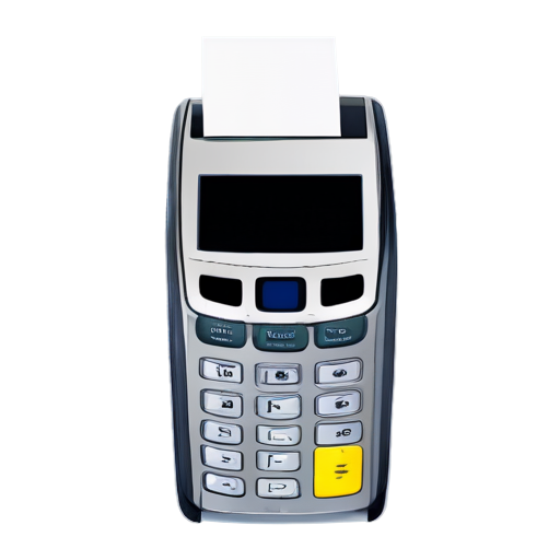 blank receipt from payment terminal on transparent background - icon | sticker