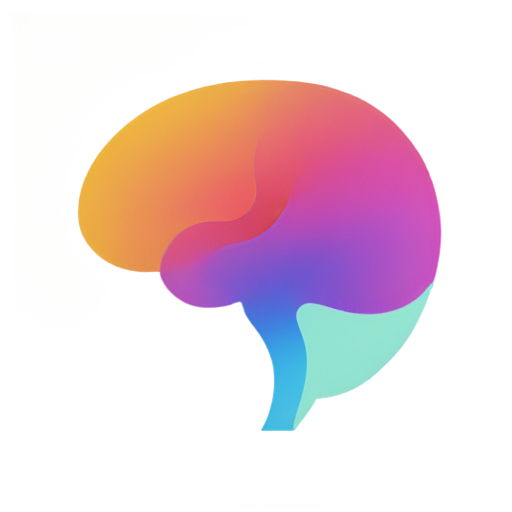 Abstract brain - icon | sticker