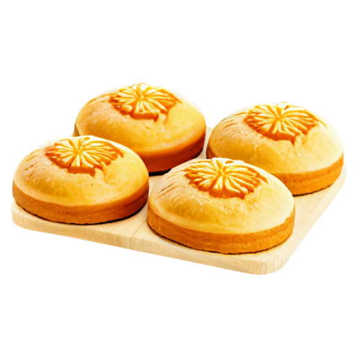 bakery in orange-yellow colors - icon | sticker