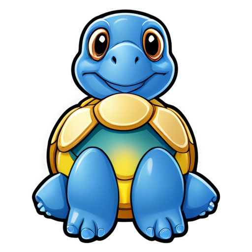 blue turtle - icon | sticker