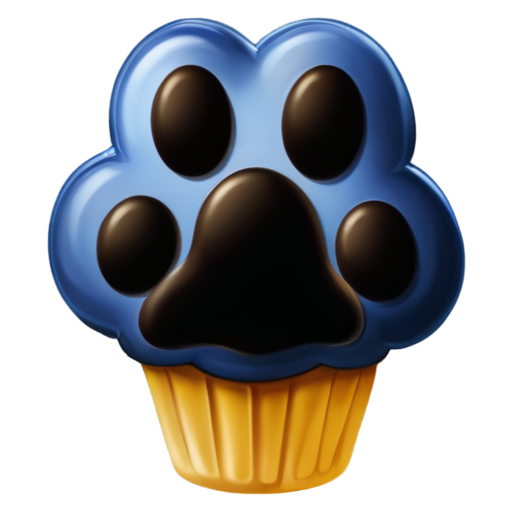 paw icecream - icon | sticker