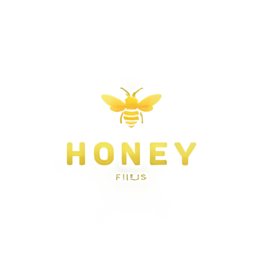 create a logo for a shop selling honey sets add the shop name Golden Fields - Polish Houney - icon | sticker