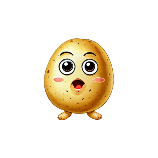 potato with eyes - icon | sticker