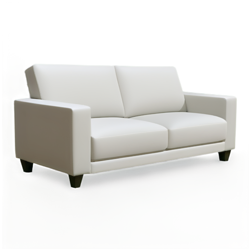 minimalistic sofa - icon | sticker