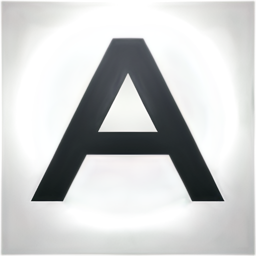 the logo is made in black on a white background, using vector graphics with a simple, minimalist design. The logo features a A-shaped symbol with an arrow inside it. The shape is symmetrical and smooth, without any additional details or textures around it, except for its outline. Create a futuristic and sleek logo using the letter 'A' as the central focus. The letter 'A' is designed with sharp, geometric lines to convey strength, precision, and a modern technological vibe.The design maintains symmetry, with a minimalist and clean aesthetic, ensuring it reflects the essence of an electric bicycle brand. The overall look is intended to be simple yet elegant, evoking a sense of motion, innovation, and cutting-edge technology. - icon | sticker