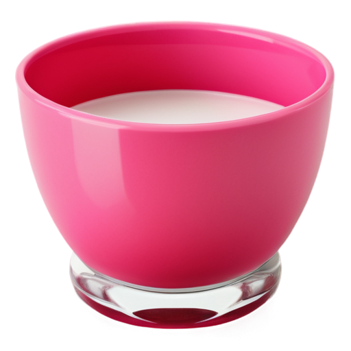 pink milkbowl - icon | sticker