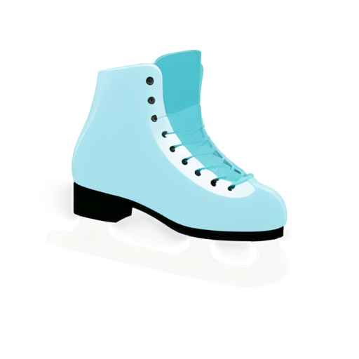 ice skates - icon | sticker