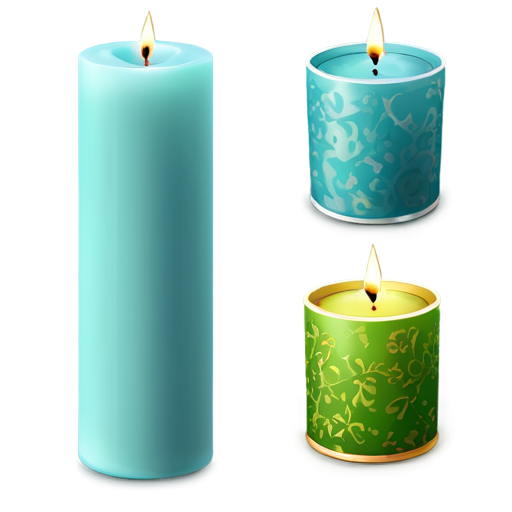 production of candles and home decor - icon | sticker