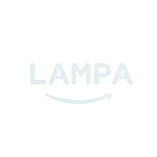 Create logo for online store of medical clothes with name LÀMPA. put emphasis on the letter À and play with the apostrophe - icon | sticker