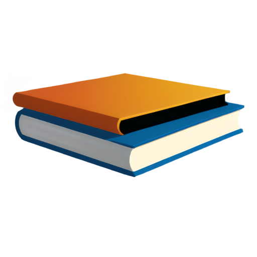 digital art of textbook - icon | sticker