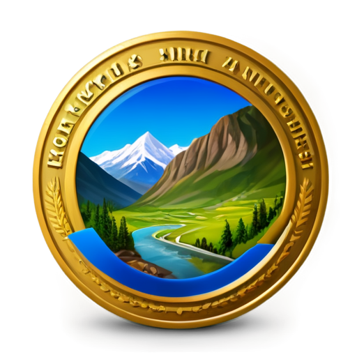 Create a 3d icon for a website about the North Caucasus for the section "Everything about the North Caucasus in one place" - icon | sticker