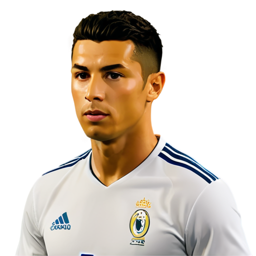 ronaldo face - icon | sticker